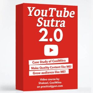 NBatch: YouTubeSutra 2.0 2020 How to Grow 1.8M Subs with Video CONTENT - Coolmitraew Course